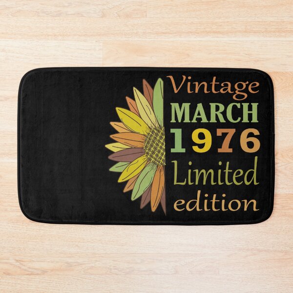 Item preview, vintage march 1976 limited edition, 46 Year Old Gifts Vintage 1976 Limited Edition 46th Birthday designed and sold by SimoSaladain.