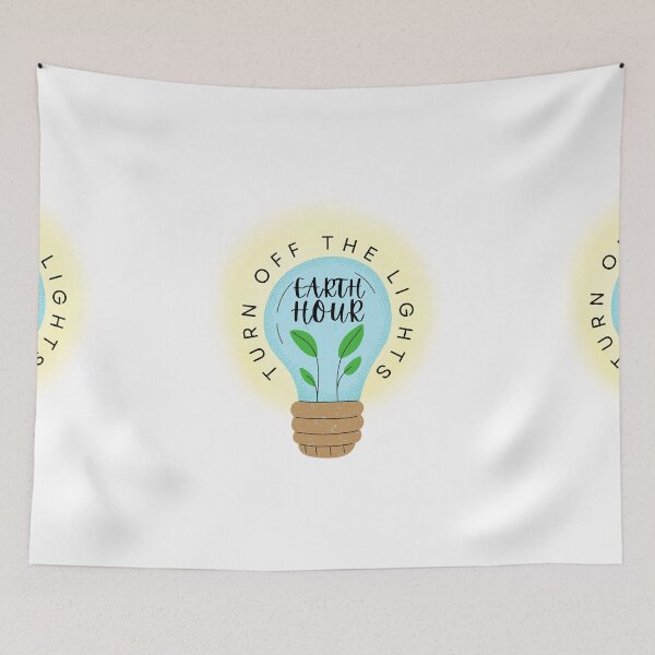 Item preview,  Earth Hour turn off the lights plant designed and sold by EsraaBaniOdeh.