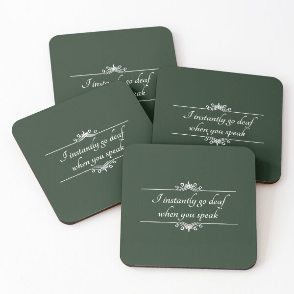 Item preview, I Instantly Go Deaf When You Talk 2 designed and sold by ladytarleton.