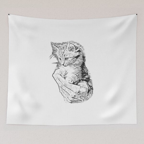 Item preview, Hand Holding Kitten designed and sold by Catspeople.