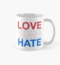 Love Trumps Hate - LoveTrumpsHate - #LoveTrumpsHate - Red White Blue Classic Mug