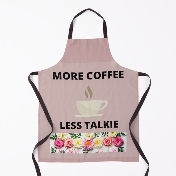 Item preview, More Coffee Less Talkie Art Poster designed and sold by LGMmugsdesign.