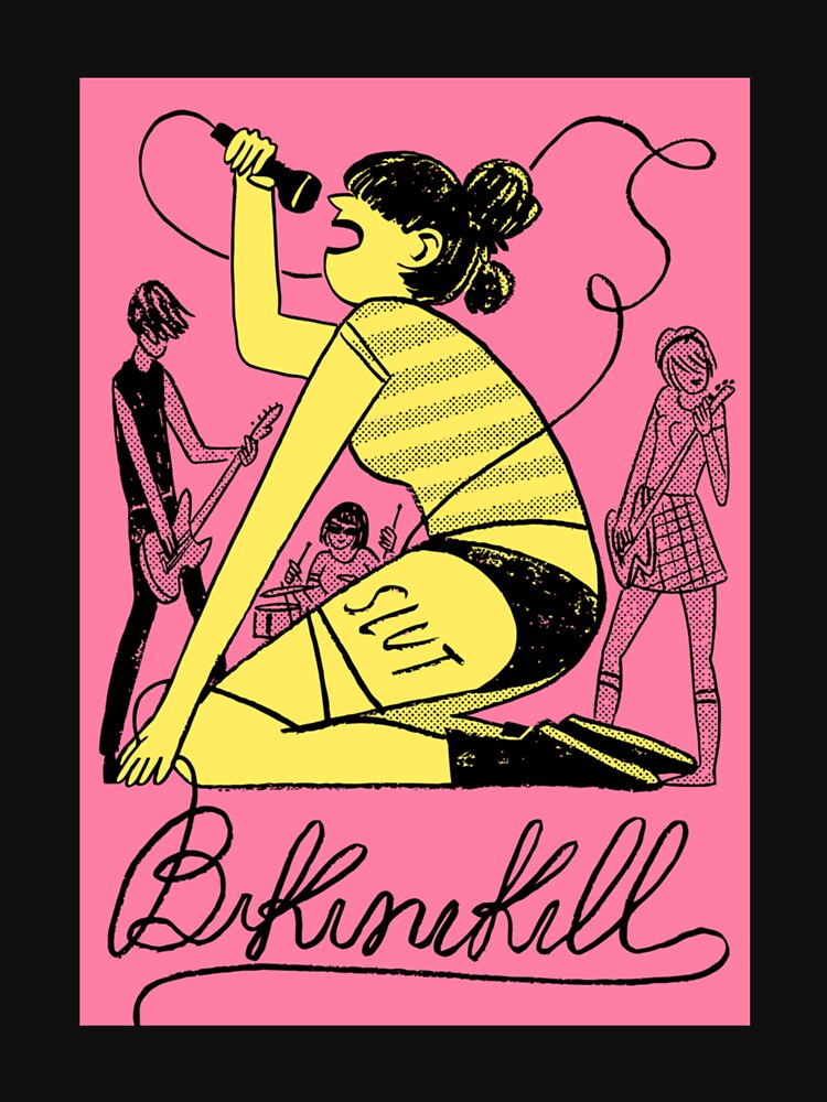 "Classic Bikini Kill, Punk Rock Bikini Kill Essential Sticker" Tshirt