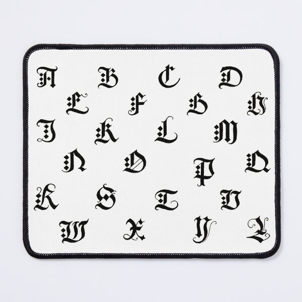 Item preview, German Gothic Capital Letter Stickers designed and sold by SowCow.