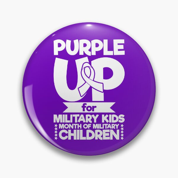 Artikelvorschau, Purple Up For Military Kids Military Child Month Purple Up Gear entworfen und verkauft von DynamicDesign.