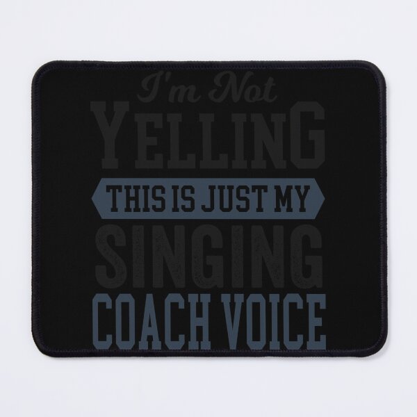 Item preview, Singing Coach Voice - Cool Funny Musician Rock Band Singer Singing Love Quotes Sayings Sticker designed and sold by TrevoAbel40.