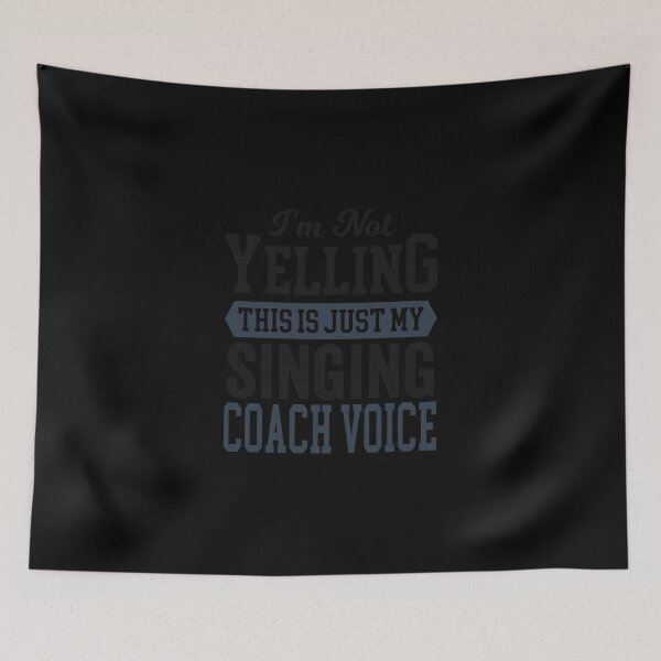 Item preview, Singing Coach Voice - Cool Funny Musician Rock Band Singer Singing Love Quotes Sayings Sticker designed and sold by TrevoAbel40.
