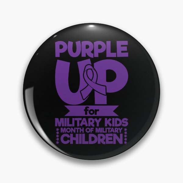 Artikelvorschau, Purple Up For Military Kids Military Child Month Purple Up Gear entworfen und verkauft von DynamicDesign.