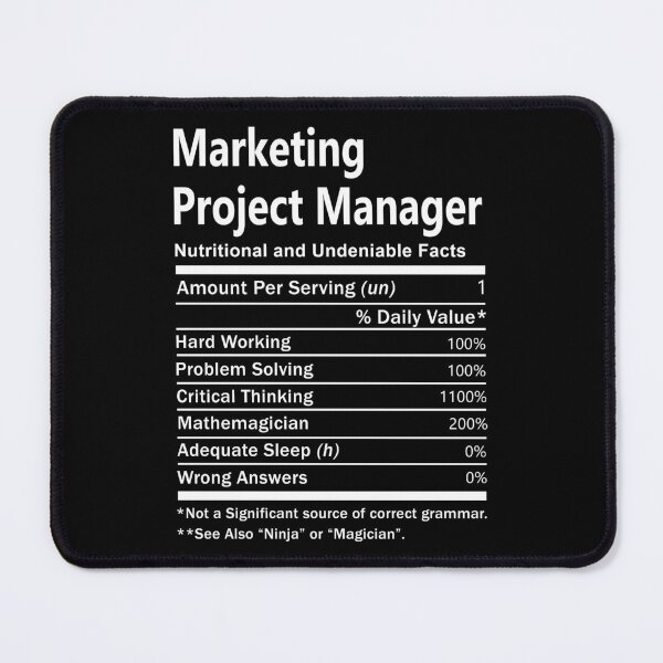 Item preview, Marketing Project Manager T Shirt - Nutrition Factors Job Gift Item Tee designed and sold by wardorion9.