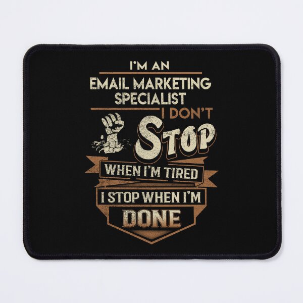 Item preview, Email Marketing Specialist T Shirt - I Stop When Done Job Gift Item Tee designed and sold by natalinedk.