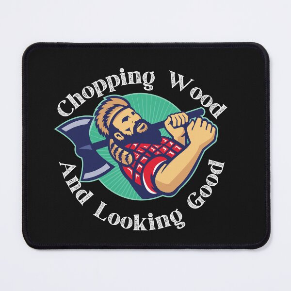 Item preview, Arborist Chopping Wood -  Arborist Fun Graphic - Fun Arborist Gifts  designed and sold by WoodWorkingInc.