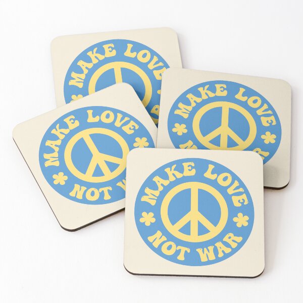 Item preview, Make love not war, no war designed and sold by retrippy.
