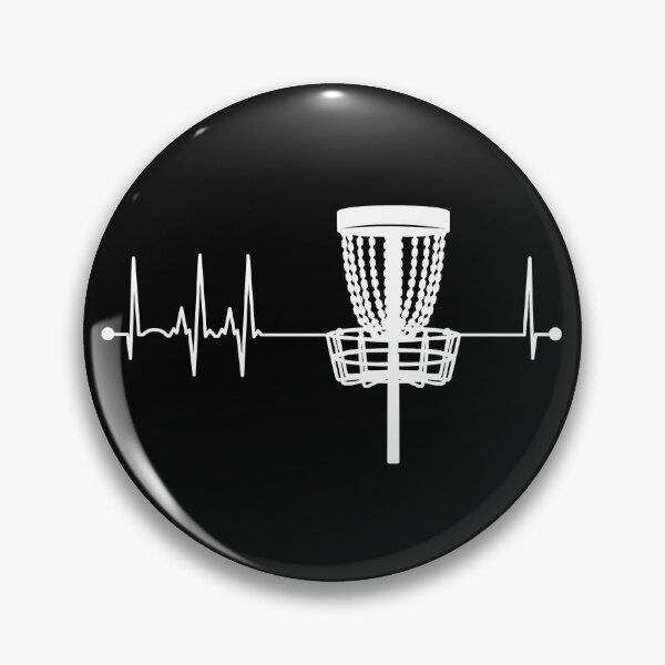 Artikelvorschau, Disc Golf Heartbeat Pulse Frisbee Golf Gift Love Disc Golf Gear entworfen und verkauft von DynamicDesign.
