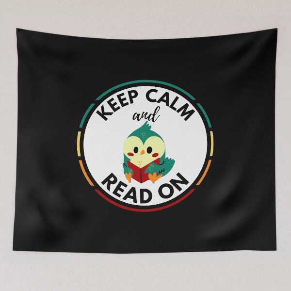 Item preview, Keep calm and read on designed and sold by Phoenix-27.