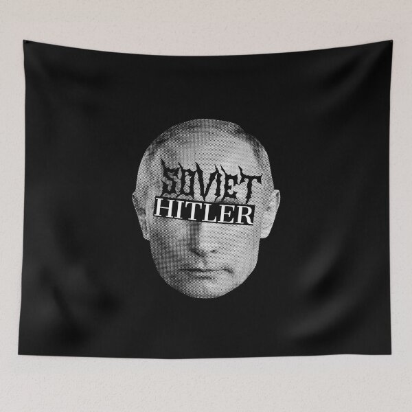 Aperçu de l'œuvre Hitler soviétique | Anti-Poutine | Ukraine créée et vendue par RWBMerch.