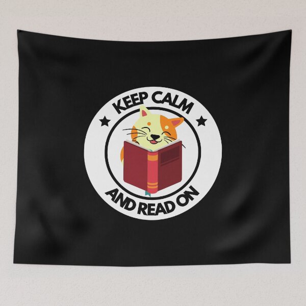 Item preview, Keep calm and read on designed and sold by Phoenix-27.