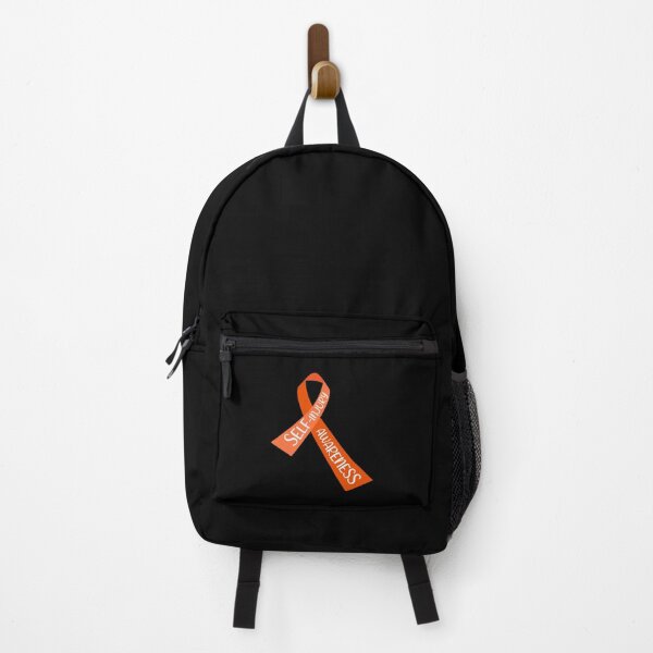 Item preview, Orange Ribbon with Self-Injury Awareness Inside It designed and sold by Dexter Freeman.