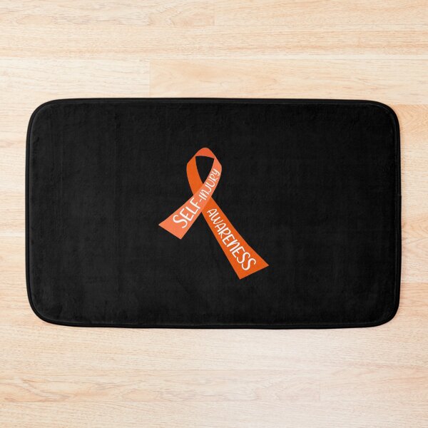 Item preview, Orange Ribbon with Self-Injury Awareness Inside It designed and sold by Dexter Freeman.