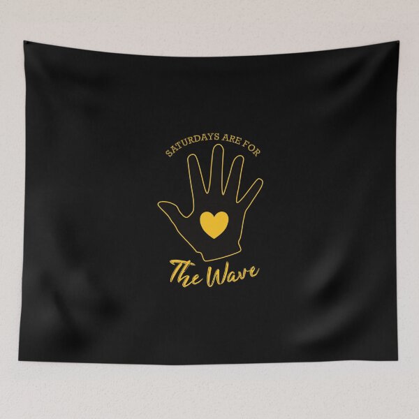 Item preview, Saturdays Are For The Wave! - Black And Gold (Alternative) Sticker designed and sold by lewisnash6.