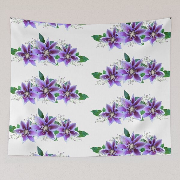 Item preview, Purple Floral Designs designed and sold by cindyfordyce.
