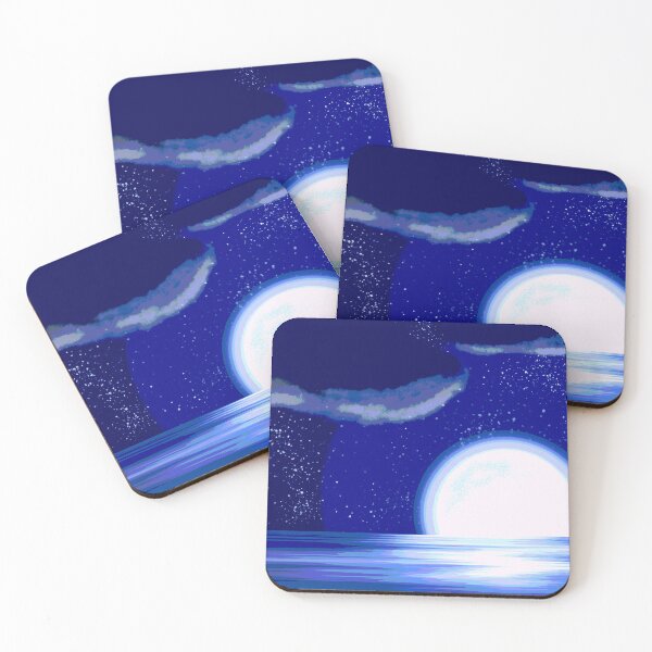 Item preview, Moon over water designed and sold by VanillaHorizon.