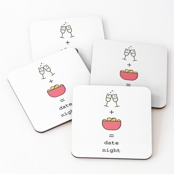 Item preview, Bubbly plus potato chips equals date night designed and sold by MariaHype.