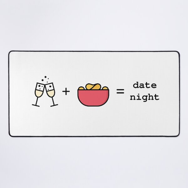 Item preview, Bubbly plus potato chips equals date night designed and sold by MariaHype.