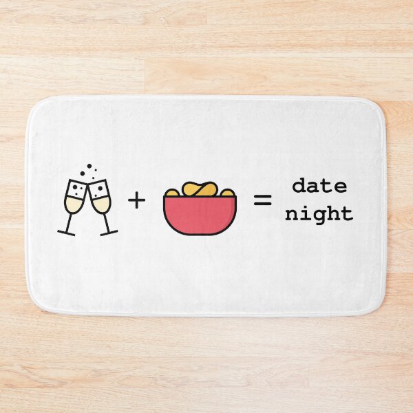 Item preview, Bubbly plus potato chips equals date night designed and sold by MariaHype.