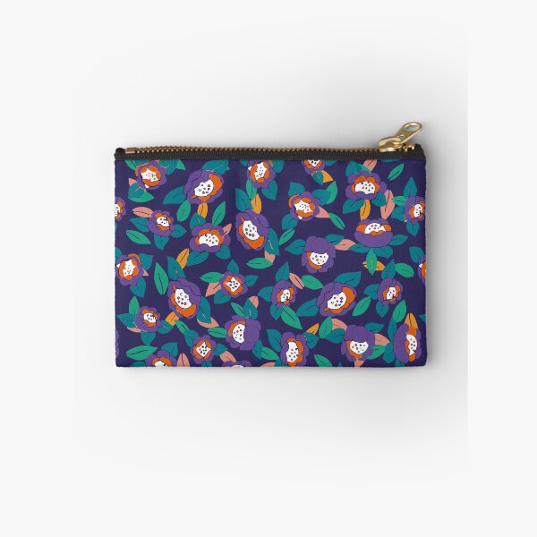 Item preview, 80s Bulb Flowers (navy, purple, orange, teal, aqua, tangerine) designed and sold by MyThingNow.