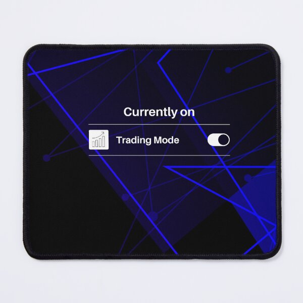 Item preview, Currently on Trading Mode | Traders gift | Gift for Stock market, forex, options, crypto and day traders | Elegant Black and Blue Background designed and sold by TradingTeesKids.