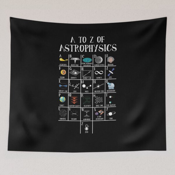 Item preview, A To Z Of Astrophysics Gift Astronomy Science Astronomer designed and sold by Lenny Stahl.