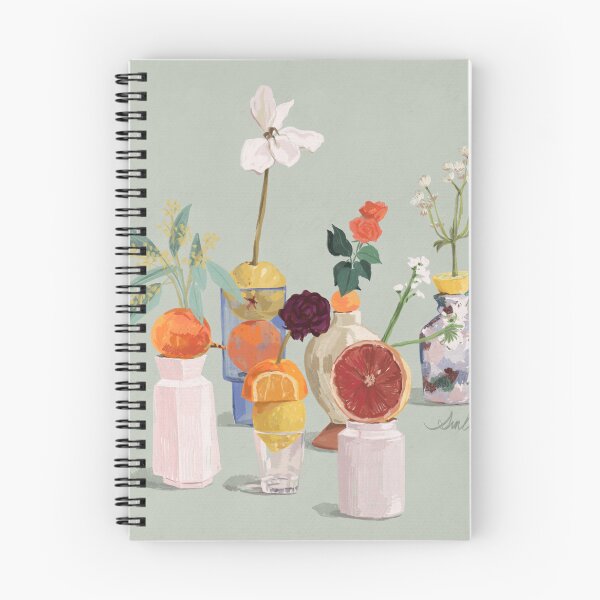 Item preview, Still Life with Citrus and Flowers designed and sold by SunLee Art.