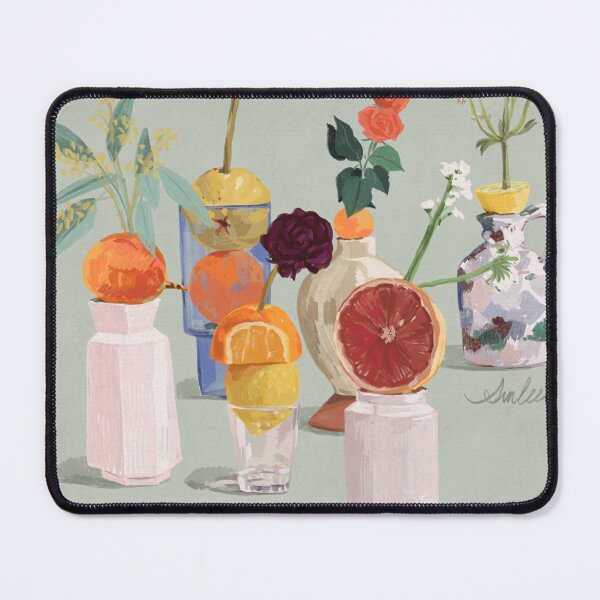 Item preview, Still Life with Citrus and Flowers designed and sold by SunLee Art.