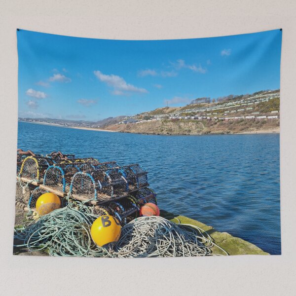 Item preview, Lobster traps, buoys and ropes in Kinghorn Harbour | Fife| Scotland designed and sold by S-and-W-4ever.