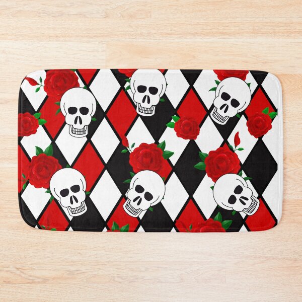 Item preview, Skulls and red roses designed and sold by clounewcomb.