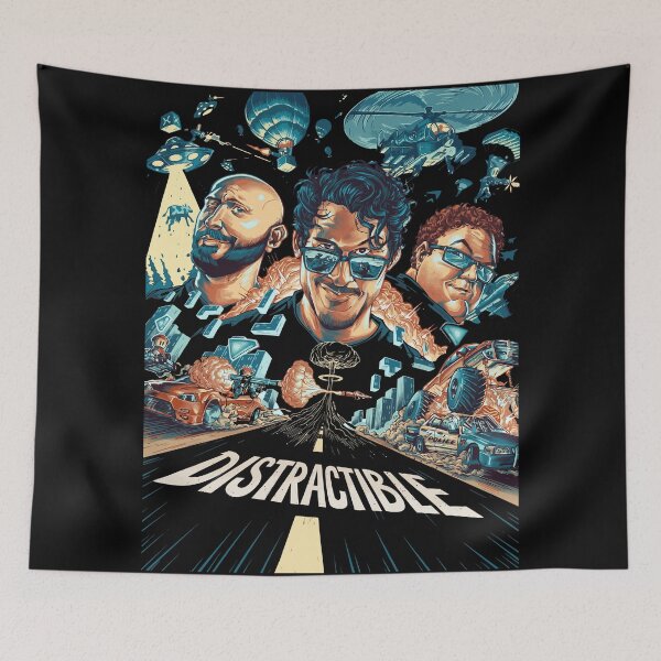 Item preview, Distractible Merch Distractible designed and sold by Rainko.