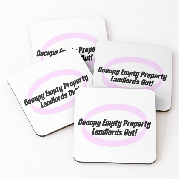 Item preview, Occupy Empty Properties - Landlords Out! designed and sold by Picket Club.
