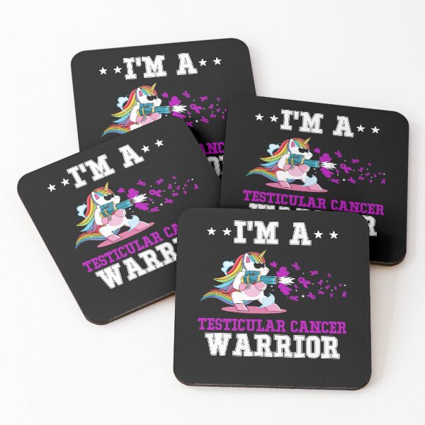 Item preview, Funny Unicorn I'm A Testicular Cancer Warrior designed and sold by heppenp.