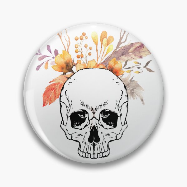Item preview, Boho Flower Skull designed and sold by alybugg.