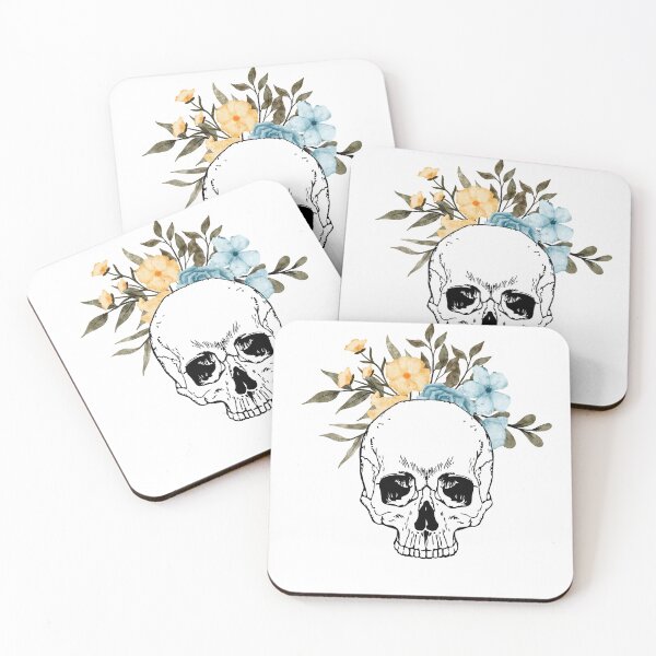 Item preview, Boho Flower Skull designed and sold by alybugg.