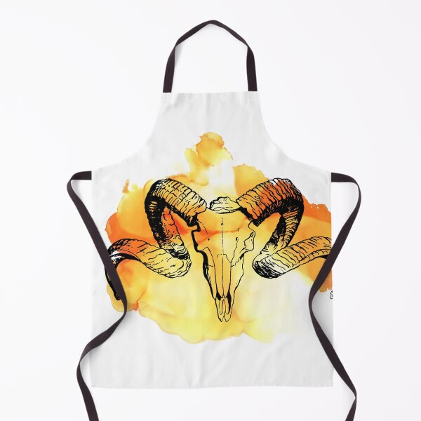 Item preview, Watercolor Splash Ram Skull designed and sold by alybugg.