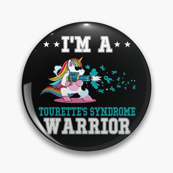 Item preview, Funny Unicorn I'm A Tourette's Syndrome Warrior designed and sold by heppenp.