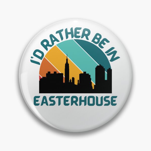 Item preview, I'd Rather Be In Easterhouse sunset silhouette designed and sold by MerchByCraig.