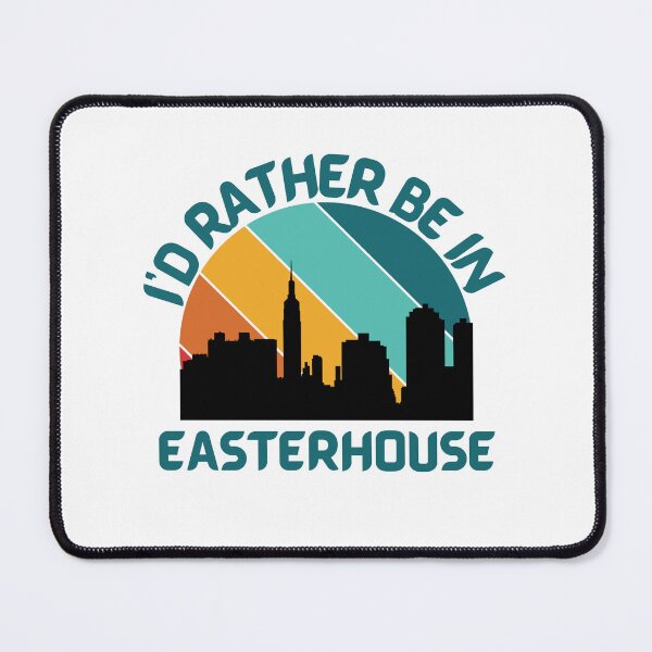 Item preview, I'd Rather Be In Easterhouse sunset silhouette designed and sold by MerchByCraig.