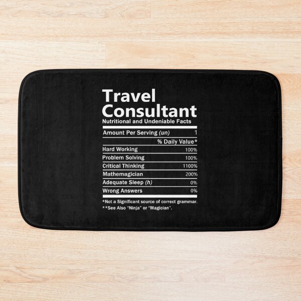 Item preview, Travel Consultant  T Shirt - Nutrition Factors Job Gift Item Tee designed and sold by wardorion9.