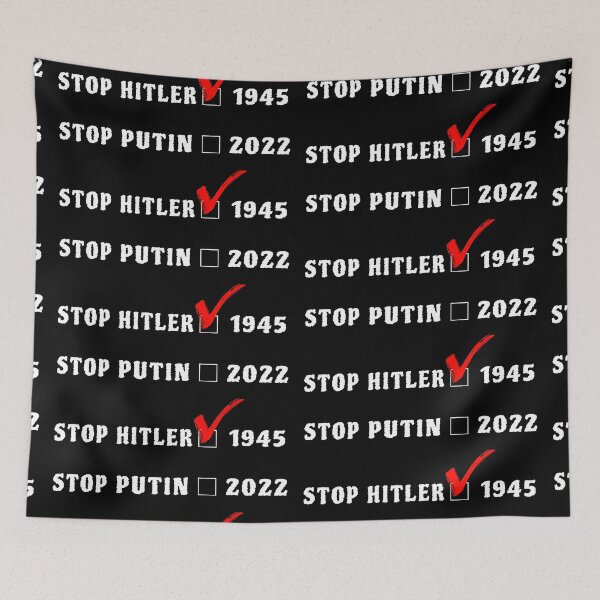 Item preview, Stop_Putin_Like_Stop_Adolf_Hitler_2_black designed and sold by mrGoodwin90.