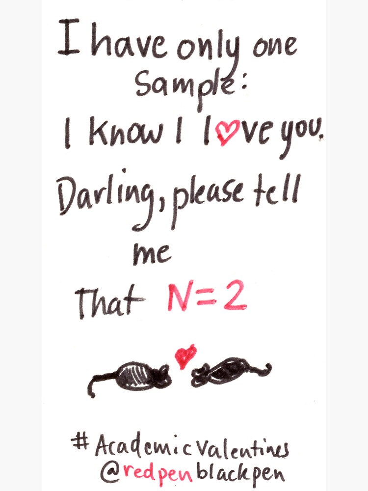 Academic Valentines: N=2 by redpenblackpen
