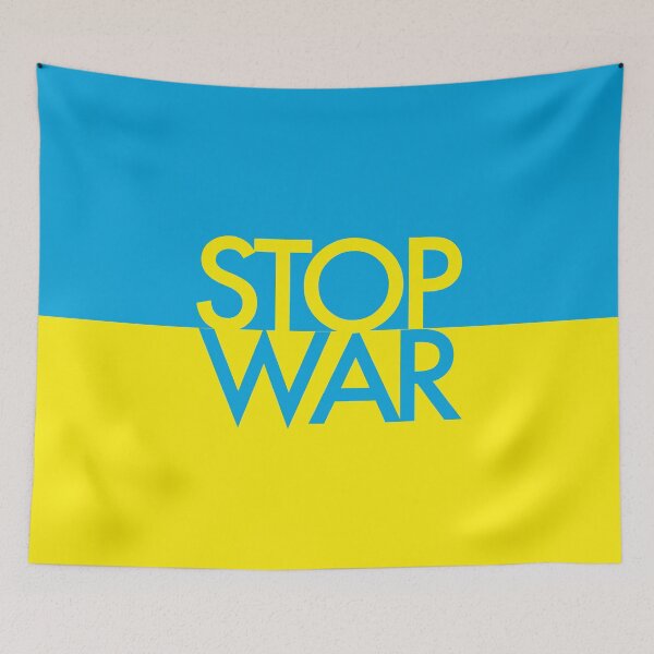 Item preview, Stop War - Ukrainian Flag designed and sold by Thelittlelord.