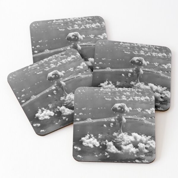 Item preview, Mushroom Cloud Near Ships - Operation Crossroads - 1946 designed and sold by warishellstore.