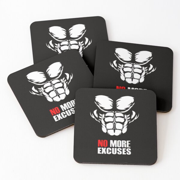 Item preview, No more excuse gym motivation workout motivation illustration premium design  designed and sold by truemoneyman.